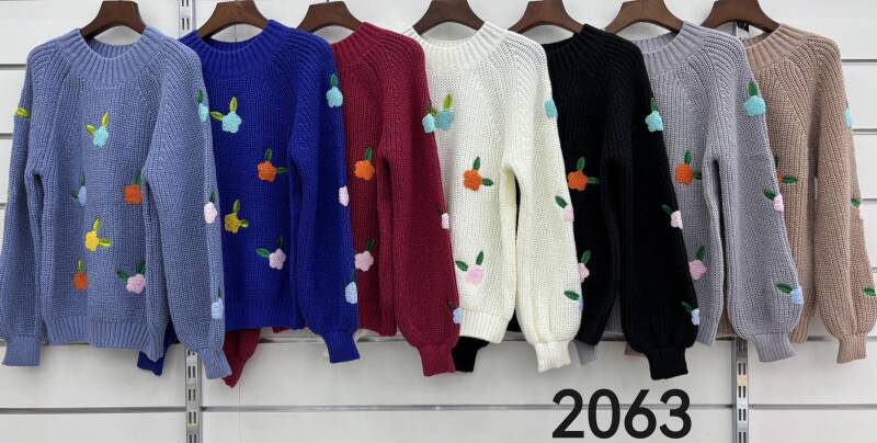Swetry damskie Roz Standard, Mix Kolor .Paczka 10 szt